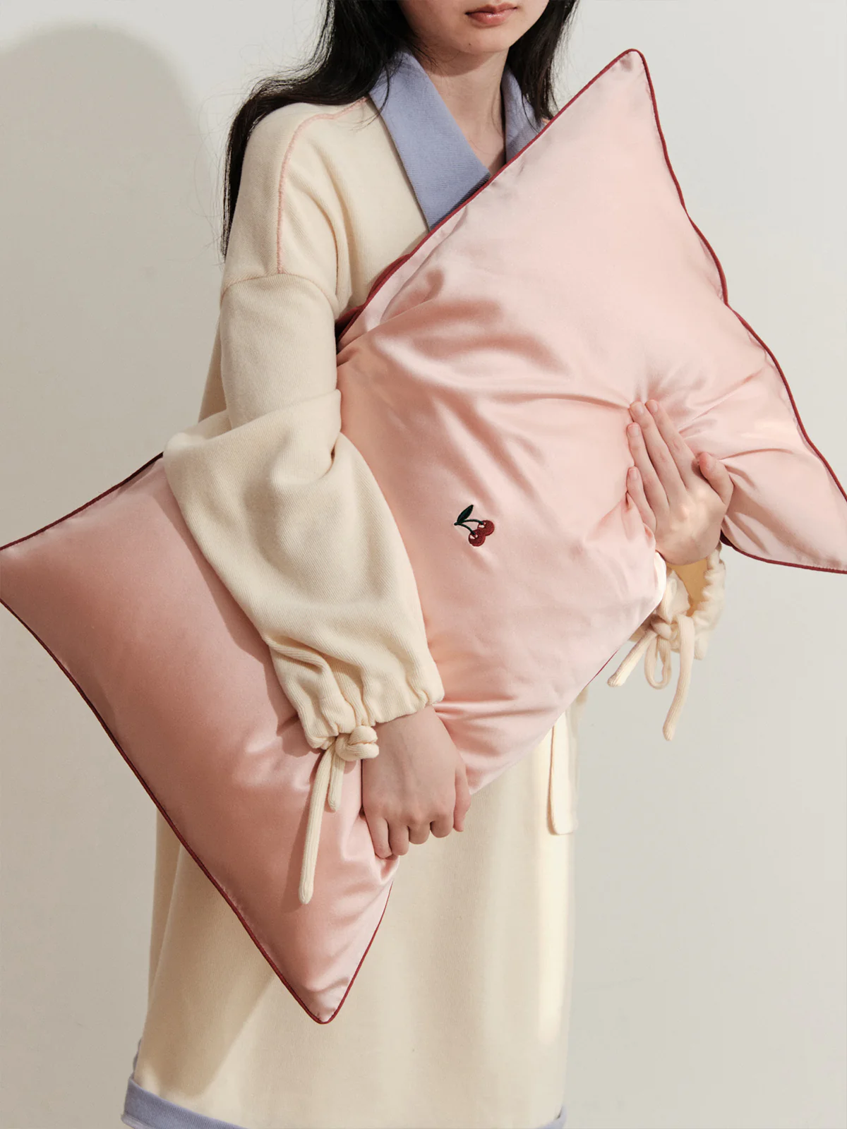 "Lost Cherries" Silk Pillowcase - Image 3