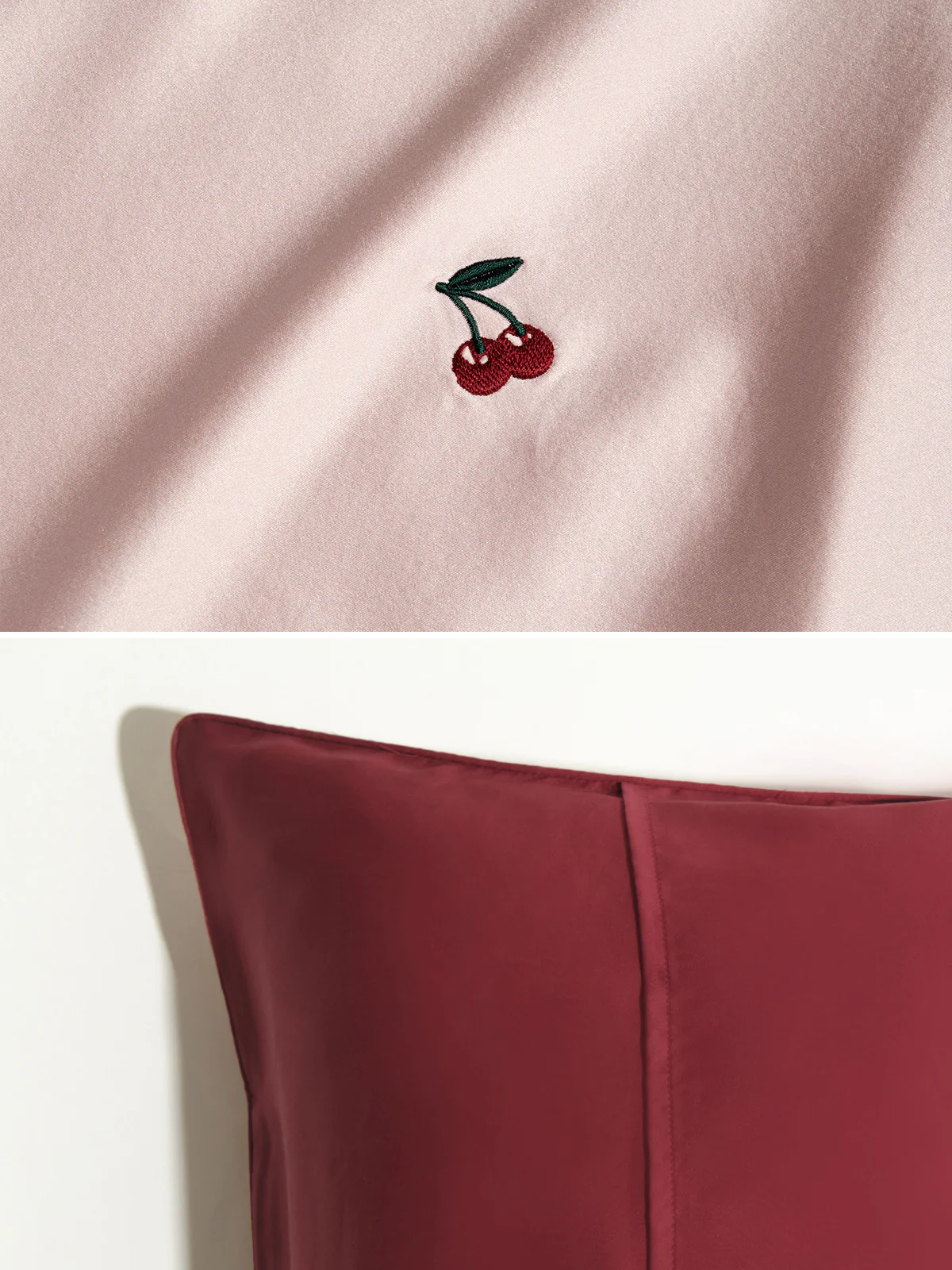 "Lost Cherries" Silk Pillowcase - Image 7