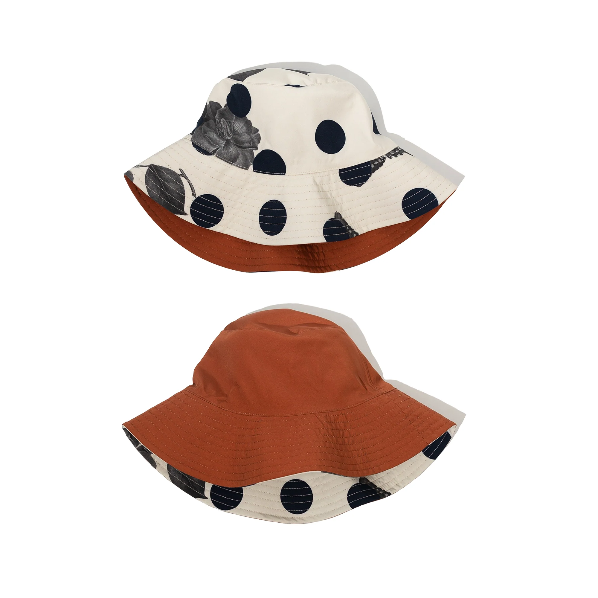 "Noir Floral" Reversible  Bucket Hat - Image 8