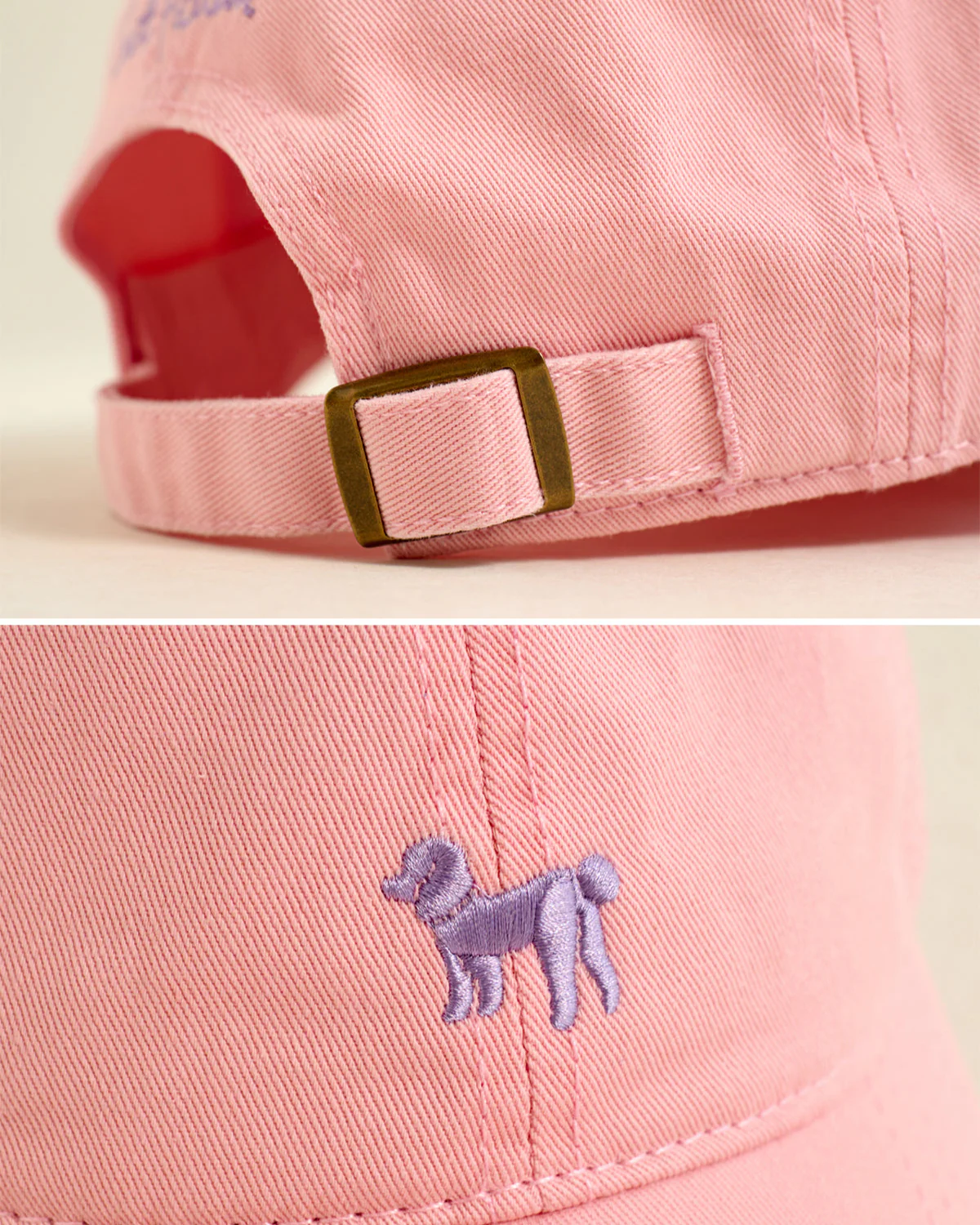 "Pan Pan" Baseball Cap - Light Pink - Image 7
