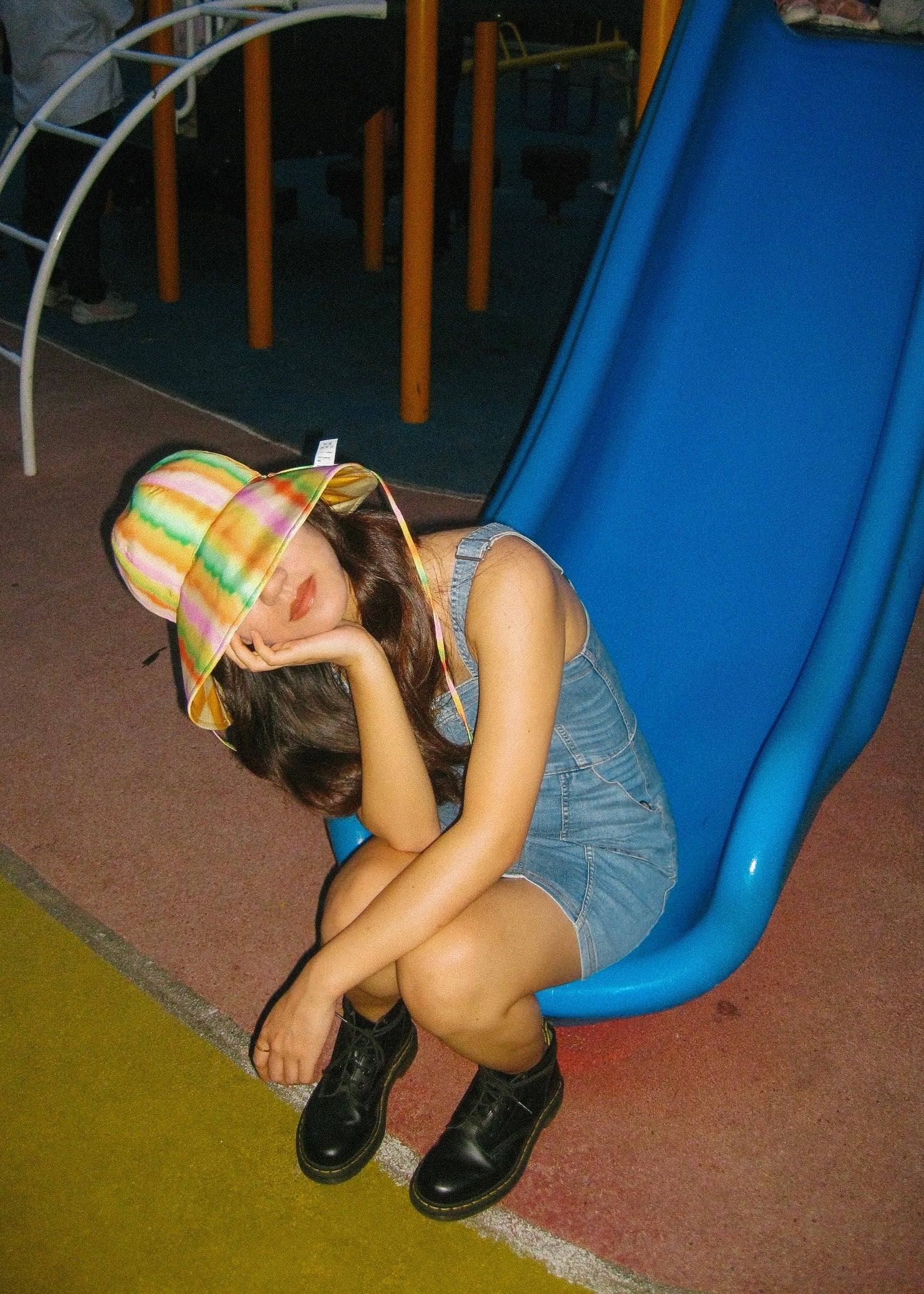 "Day Dream" Reversible Sun Hat - Rainbow - Image 5